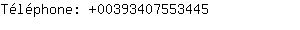 Tlphone: 0039340755....