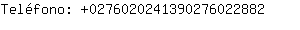 Telfono: 027602024139027602....