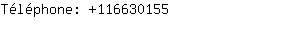 Téléphone: 11663....