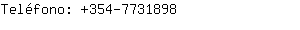 Teléfono: 354-773....