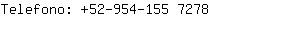 Telefono: 52-954-155 ....