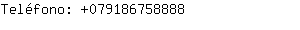 Teléfono: 07918675....