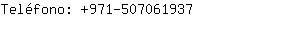 Teléfono: 971-50706....