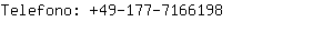 Telefono: 49-177-716....