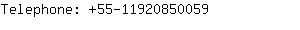 Telephone: 55-1192085....