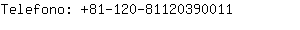 Telefono: 81-120-8112039....