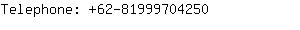 Telephone: 62-8199970....