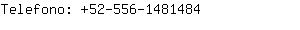 Telefono: 52-556-148....