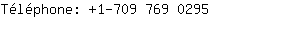 Téléphone: 1-709 769 ....
