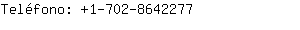 Teléfono: 1-702-864....