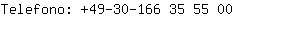 Telefono: 49-30-166 35 5....