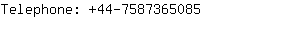 Telephone: 44-758736....