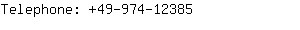 Telephone: 49-974-1....