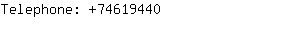 Telephone: 7461....