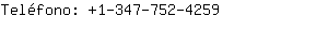 Teléfono: 1-347-752-....