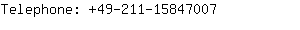 Telephone: 49-211-1584....