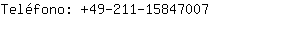 Teléfono: 49-211-1584....