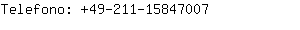 Telefono: 49-211-1584....