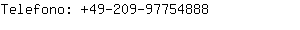 Telefono: 49-209-9775....