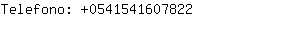 Telefono: 054154160....