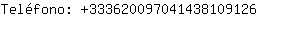 Telfono: 33362009704143810....