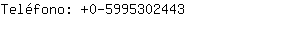 Teléfono: 0-599530....