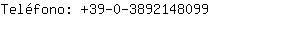 Teléfono: 39-0-389214....