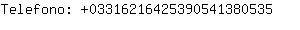 Telefono: 0331621642539054138....