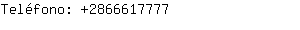 Teléfono: 286661....
