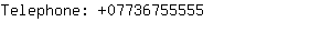 Telephone: 0773675....