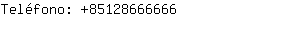 Teléfono: 8512866....