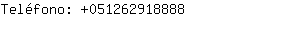 Teléfono: 05126291....