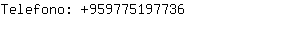 Telefono: 95977519....