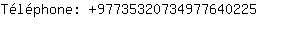 Tlphone: 9773532073497764....