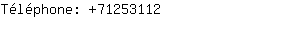 Téléphone: 7125....