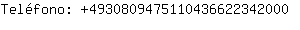 Telfono: 493080947511043662234....