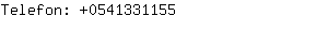 Telefon: 054133....