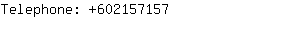 Telephone: 60215....