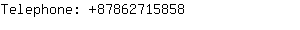 Telephone: 8786271....
