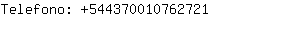 Telefono: 54437001076....