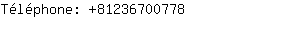 Tlphone: 8123670....