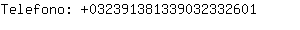 Telefono: 03239138133903233....