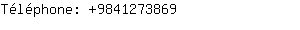 Téléphone: 984127....