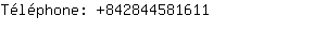 Téléphone: 84284458....
