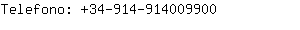 Telefono: 34-914-91400....