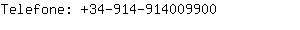Telefone: 34-914-91400....