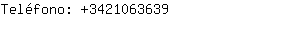 Teléfono: 342106....