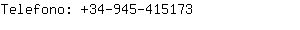 Telefono: 34-945-41....