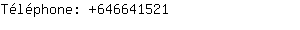 Téléphone: 64664....