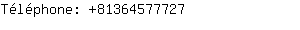 Tlphone: 8136457....